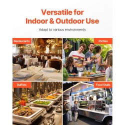 Ruokatarjoilukontti 1/1 GN ruostumatonta terästä läpinäkyvällä kannella