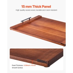 Liesikansi akaasiapuinen 76,2×55,9 cm kaasu- ja sähköliedelle kahvoilla