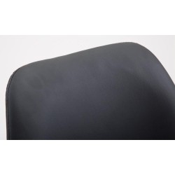 Tyylikäs baarijakkarapari puisella rungolla ja keinonahkaistuimella