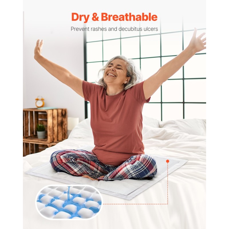 Kertakäyttöinen 5-kerroksinen monikäyttöinen vuodesuoja 30 x 36 tuumaa 75 kpl