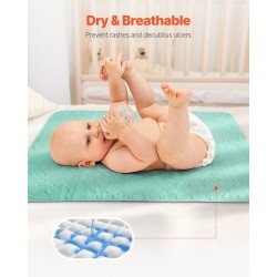 Vuodesuoja lateksiton 34×36 tuumaa 6 kappaletta konepestävä