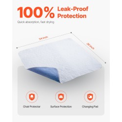 Suojalakana lateksiton konepestävä 34 x 36 tuuman 10 kpl uudelleenkäytettävä