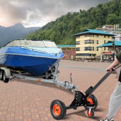 Perävaununsiirtäjä hiiliteräsrunko maksimi 680 kg aisapaino 16 tuuman ilmakumit 50,8 mm vetokuula