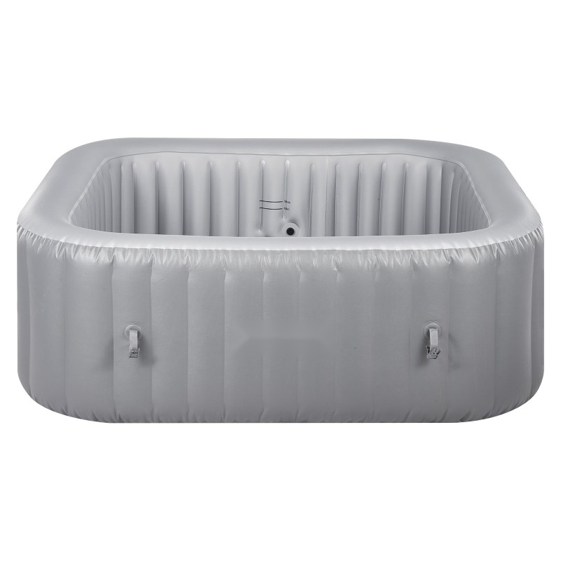 Puhallettava ulkoporeallas PVC-verkkokangas 4–6 henkilölle 1850×660 mm 130 hierontasuihkua