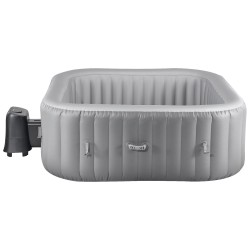 Puhallettava ulkoporeallas PVC-verkkokangas 4–6 henkilölle 1850×660 mm 130 hierontasuihkua