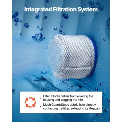 Täytettävä poreallas PVC-verkkomateriaalista ulkokäyttöön halkaisija 208 senttimetriä 4–6 henkilölle 130 ilmasuihkua