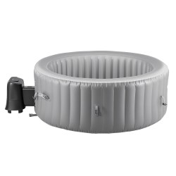 Täytettävä poreallas PVC-verkkomateriaalista ulkokäyttöön halkaisija 208 senttimetriä 4–6 henkilölle 130 ilmasuihkua