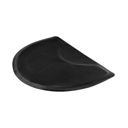 Kampaamomatto puoliympyrä muovipintainen NBR vaahto 1220 x 905 mm