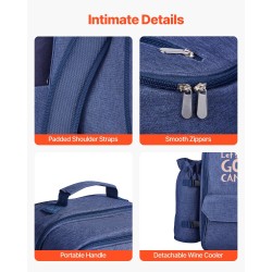 Piknik-reppu 20L 600D kangas eristetty viileäosasto neljälle hengelle sisältää peiton ja ruokailusetin