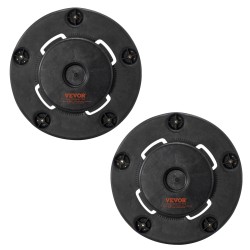 Jäteastiarulla PP muovirunko yhteensopiva 20 55 gallonin astioille 227 kg kantavuus 2 kpl musta