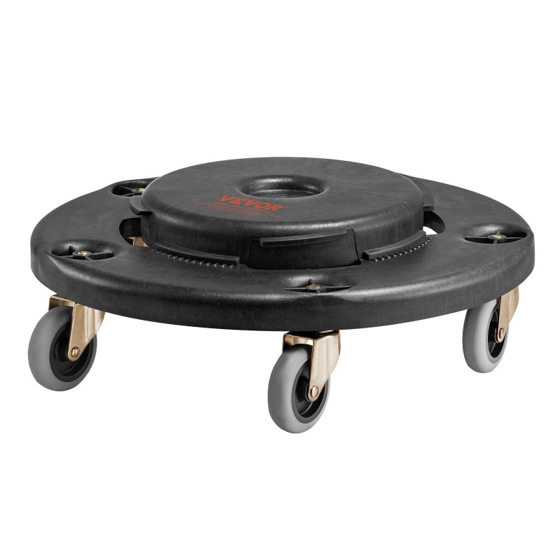 Roska-astian kuljetusalusta polypropeeni raskaaseen käyttöön 20–55 gallonaa 5 kääntyvää pyörää