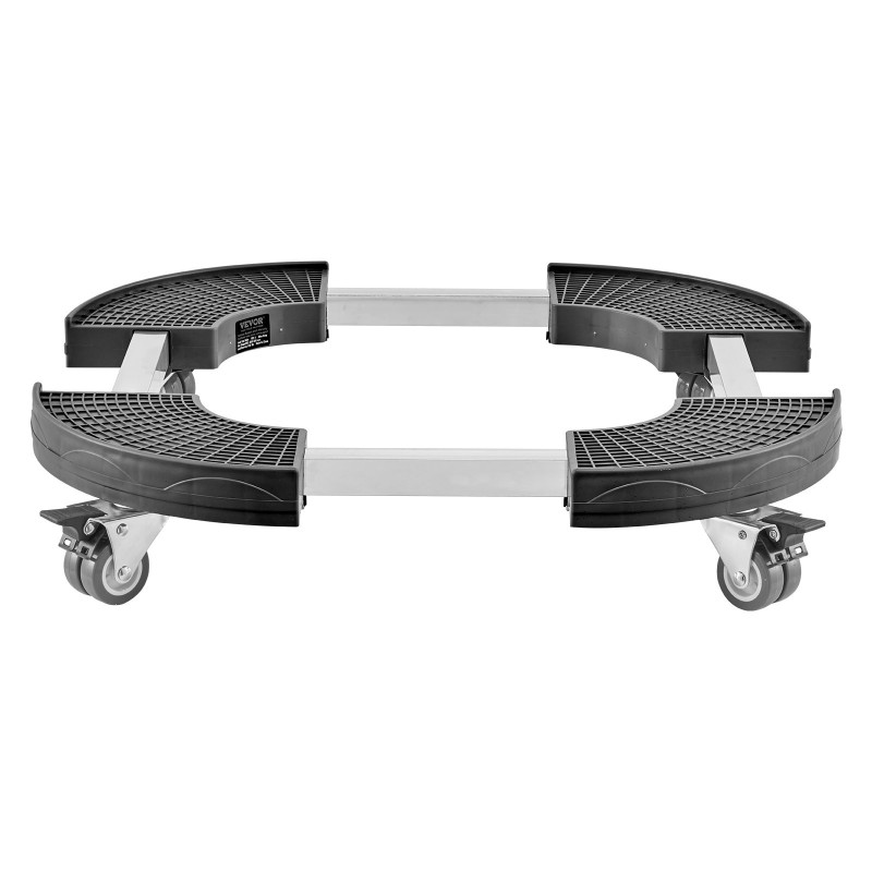 Rullaalusta PP-paneeli 380–580 mm roska-astioille ja kasviruukuille kantavuus 181 kg