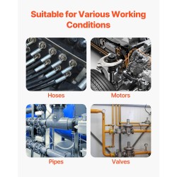 Hydraulitulppasarja 72 osaa ORFS-hydrauliliitoksiin sinkitty 45-teräs O-rengastiivistein lokeroitu laatikko