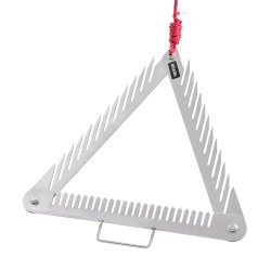 Vesikasaharava 24 tuumainen kolmisivuinen taittuva varsi ruostumaton teräs 9 metrinen köysi