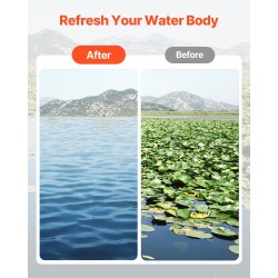 Rautainen köysimallinen vesikasvihara 9 metrin köydellä ja keräyspussilla