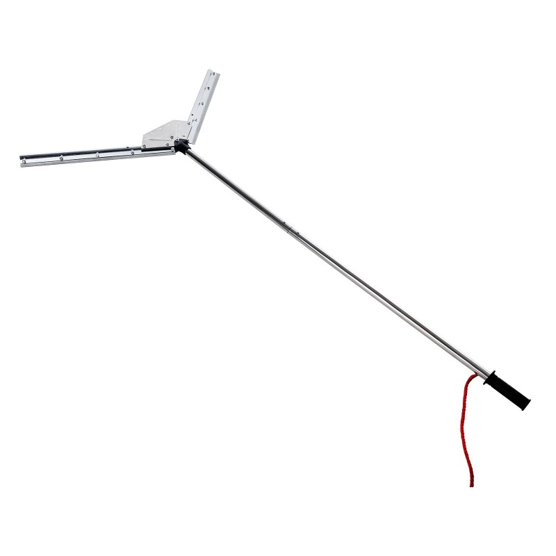 Järviruohonleikkuri ja harava ruostumaton teräsvarsi karkaistut terät 508–939 mm 9 m köysi