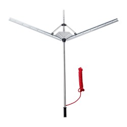 Järvi- ja lampikasvien leikkuri ruostumaton varsi 1,17–1,57 m leikkuuleveys 9 m köysi