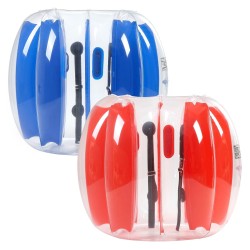 Puhallettavat törmäilypallot 2 kpl 1 2 m paksu PVC pehmeät kahvat ulkoleikkeihin