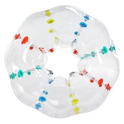 Ilmatäytteinen kehopallo 1,5 m 0,8 mm PVC-muovia kahvoilla olkahihnoilla ulkoleikkeihin