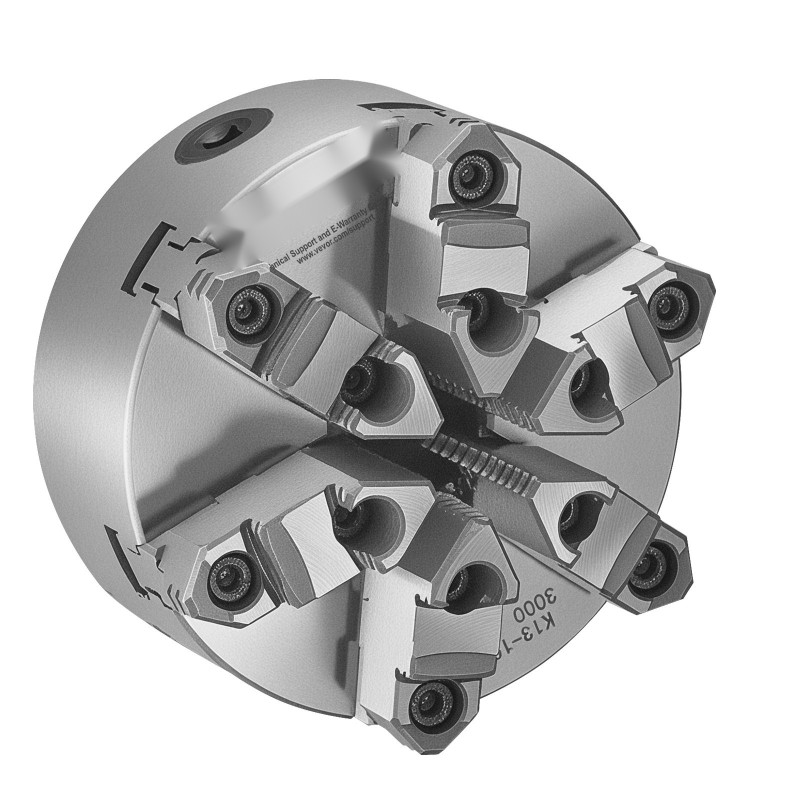 Sorvin istukka 6-leukainen valurautainen 160 mm itsestään keskittävä puu ja metallisorville