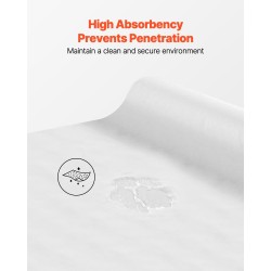 Tutkimuspöydän suojapaperi 21 tuumaa kreppipinta kertakäyttöinen 12 rullaa