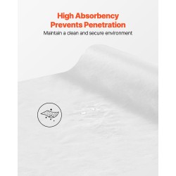 Tutkimuspöydän paperirulla 18 tuumaa 12 rullaa sileä vuotitiivis repäisykestävä