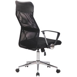 Ergonominen toimistotuoli verkkoselkänojalla ja säädettävällä korkeudella