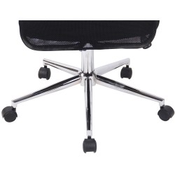 Ergonominen toimistotuoli verkkoselkänojalla ja säädettävällä korkeudella