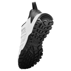 Monikäyttöiset treenikengät Oxford kangas MD kumipohja koko US11 leveä lesti valkoinen