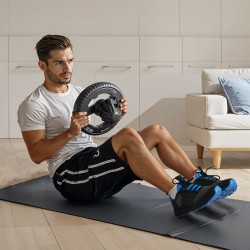 Crosstraining-kengät neulotulla päällisellä MD-kumipohjalla leveällä varvastilalla musta