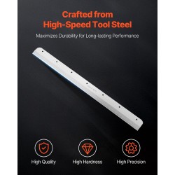 Paperileikkurin varaterä pikaterästä sähkökäyttöiseen G450VS+-malliin 503 x 43 x 6 mm