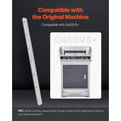 Paperileikkurin varaterä pikaterästä sähkökäyttöiseen G450VS+-malliin 503 x 43 x 6 mm