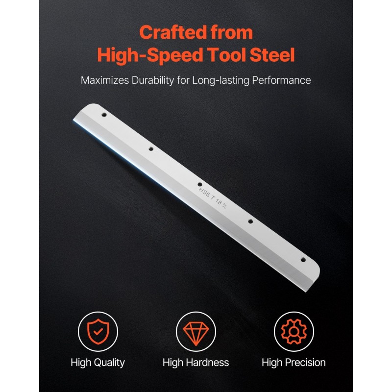 Varaterä sähköiseen paperileikkuriin työkaluteräksestä 585 x 44 x 6 mm E330D E330S