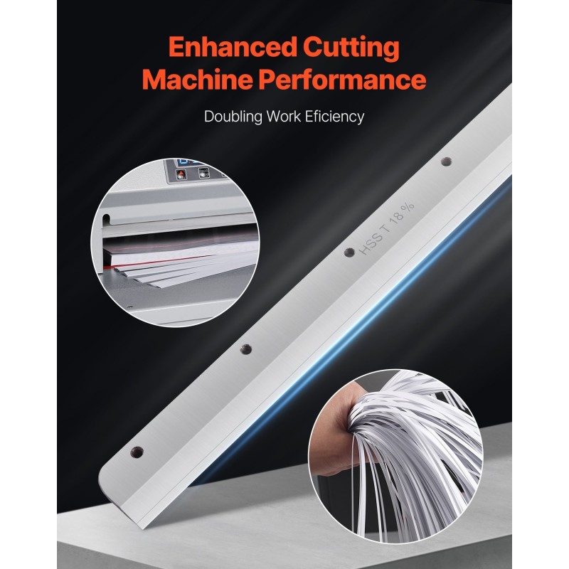 Varaterä sähköiseen paperileikkuriin työkaluteräksestä 585 x 44 x 6 mm E330D E330S