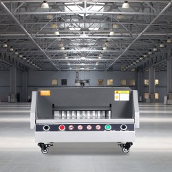 Pöytämallinen sähköinen paperileikkuri 330 mm leikkuuleveys 40 mm leikkuusyvyys infrapunaturva