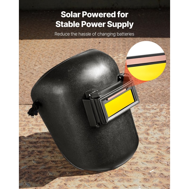 Automaattisesti tummuva hitsauslasi tummuusaste 10 luonnollinen väritoisto kaksi kaarisanturia