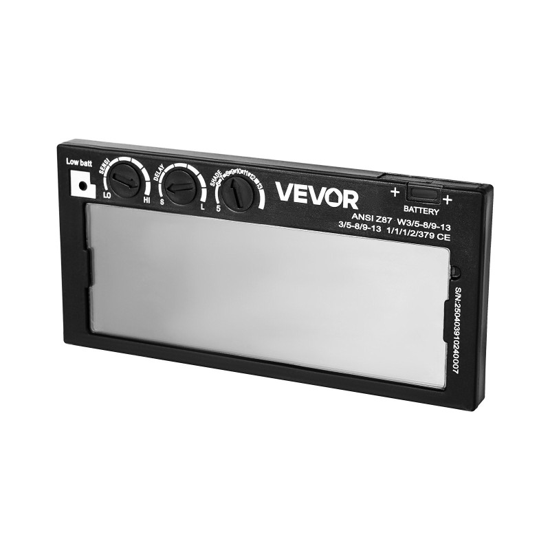 Automaattisesti tummuva kultapinnoitettu hitsauslinssi luonnollinen värintoisto 108 x 51 mm 5–13