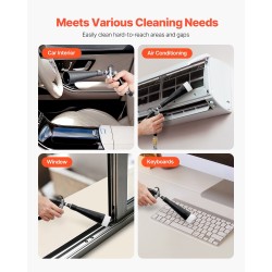 Korkeapaineinen paineilmapuhdistuspistooli auton puhdistukseen 6–9,2 barin 2 suutinta alumiinipyörivällä letkulla