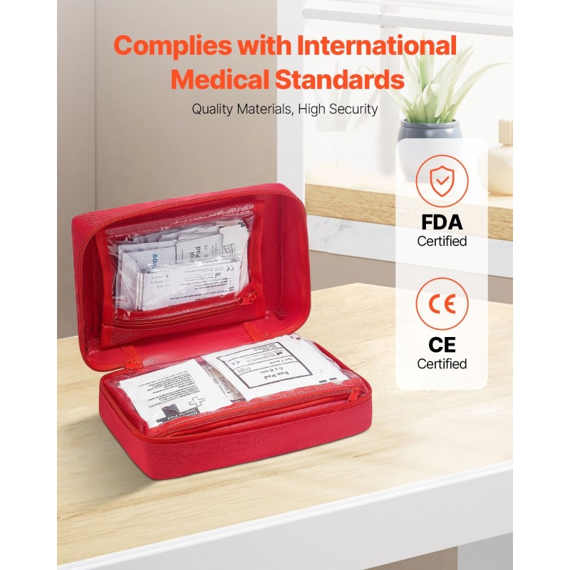 Ensiapulaukku 600D nailon 500 ensiaputarviketta kotiin autoon retkeilyyn