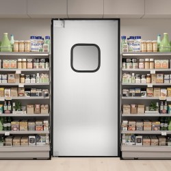 Yksilehtinen kääntöovi 304 ruostumattomasta teräksestä 91,4 x 213,4 cm alumiinikenno