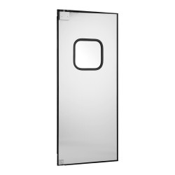 Yksilehtinen kääntöovi 304 ruostumattomasta teräksestä 91,4 x 213,4 cm alumiinikenno