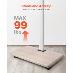 Manuaalinen teräslattiateline televisiolle 32–70 tuumaa 45 kg siirrettävä pyörillä