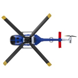 Radio-ohjattava helikopteri 2,4 GHz 4-kanavainen muovirunko 350 mAh akku 8-vuotiaille