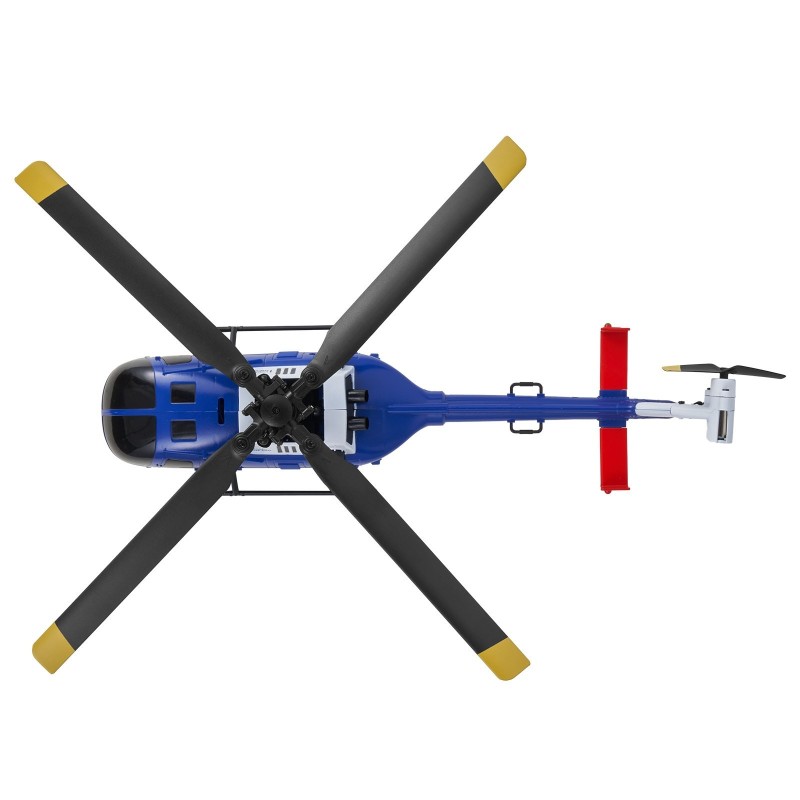 Radio-ohjattava helikopteri 2,4 GHz 4-kanavainen muovirunko 350 mAh akku 8-vuotiaille