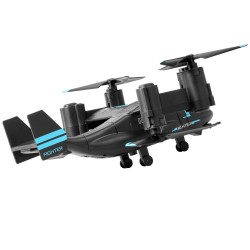 Kauko-ohjattava 4-kanavainen helikopteri 2.4GHz 6-akselinen gyroskooppi ABS-runko lapsille 8+