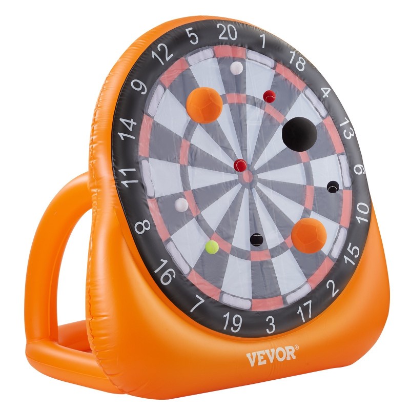 Täytettävä jalkapallotikkataulu PVC-muovi 200 cm korkea 4 potkupalloa 12 tennispalloa