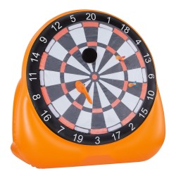 Täytettävä jättikokoinen PVC jalkapallo ja tikkataulu 200 cm sisältää pallot tikat pumpun