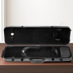 4/4-viulukotelo komposiitti-hiilikuituinen kevyt vedenkestävä kaksinkertaiset olkahihnat jousille ja tarvikkeille