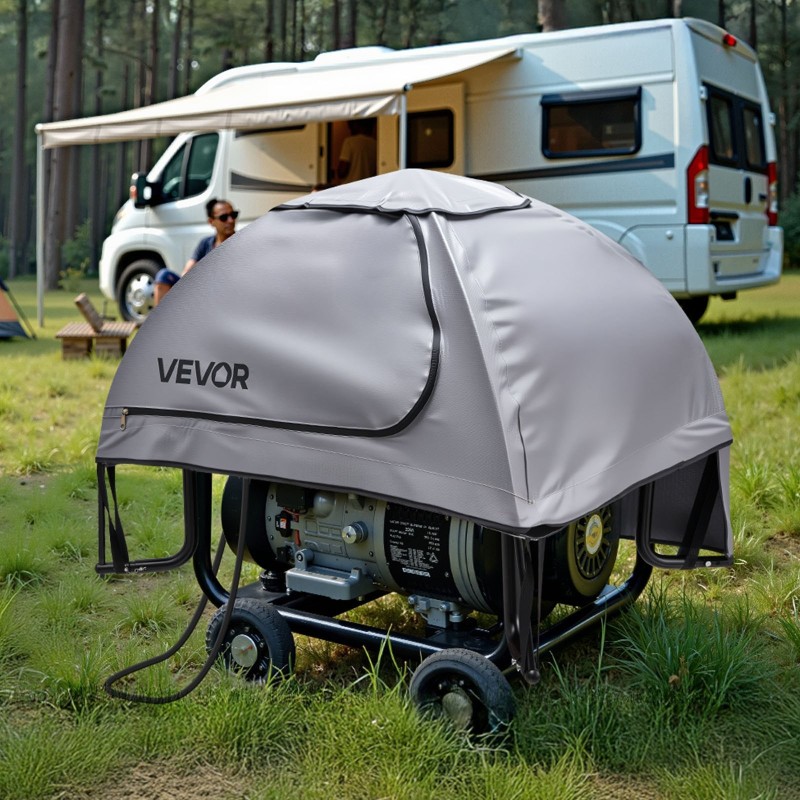 Generaattorin suojus vedenpitävä Oxford-kangas sopii generaattoreille kehä 1778–2743 mm harmaa