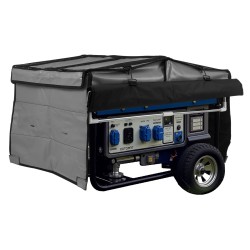 Generaattorinsuojus 420D Oxford-kangas PVC-verkko säänkestävä mitat 865x657x535 mm 3500–12000W